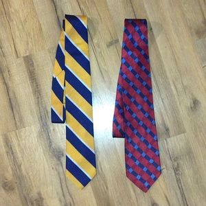 Men's tie lot of two